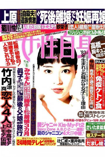 週刊女性自身 2017年 9/5 号【低画質版】 